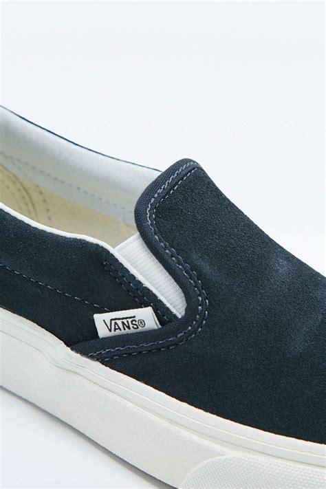 suede slip on trainers.